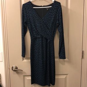 Ann Taylor Faux Wrap Dress 0